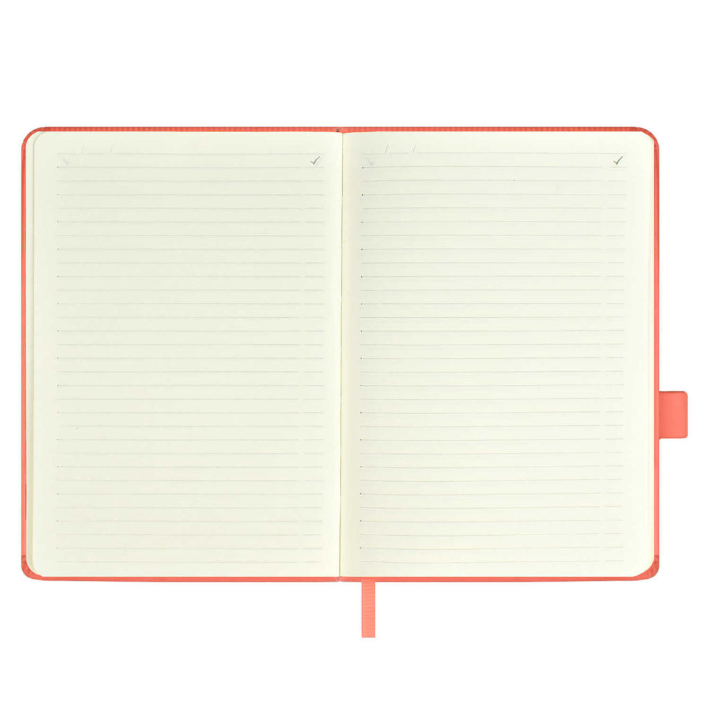 Ежедневник недатированный ESCALADA, А6+, 120 л., арт. 67271/ 20 ВИННЕР КОРАЛЛОВЫЙ