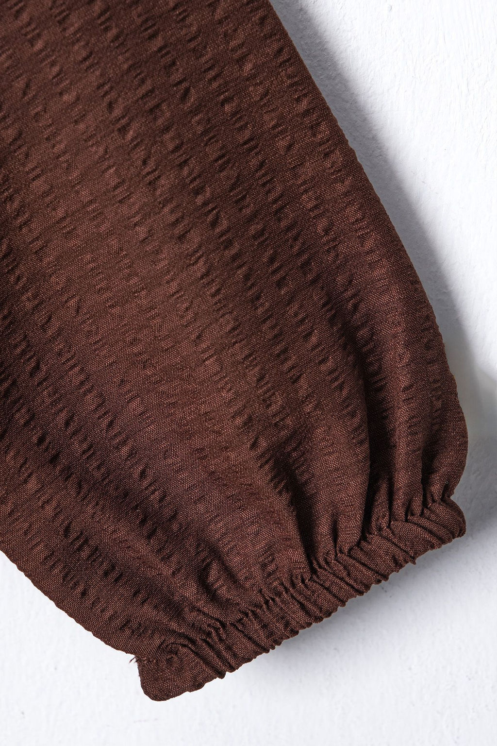 Kahverengi Midi Duz Dokuma Elbise TKDAW25EL00033 - Trendyolmilla фото 2