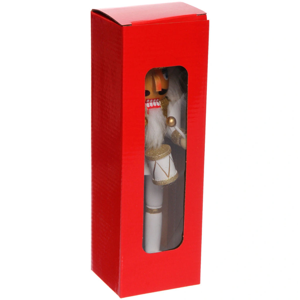 Фигурка новогодняя "Щелкунчик - Снежный солдат" 8*7,5*25,5 см