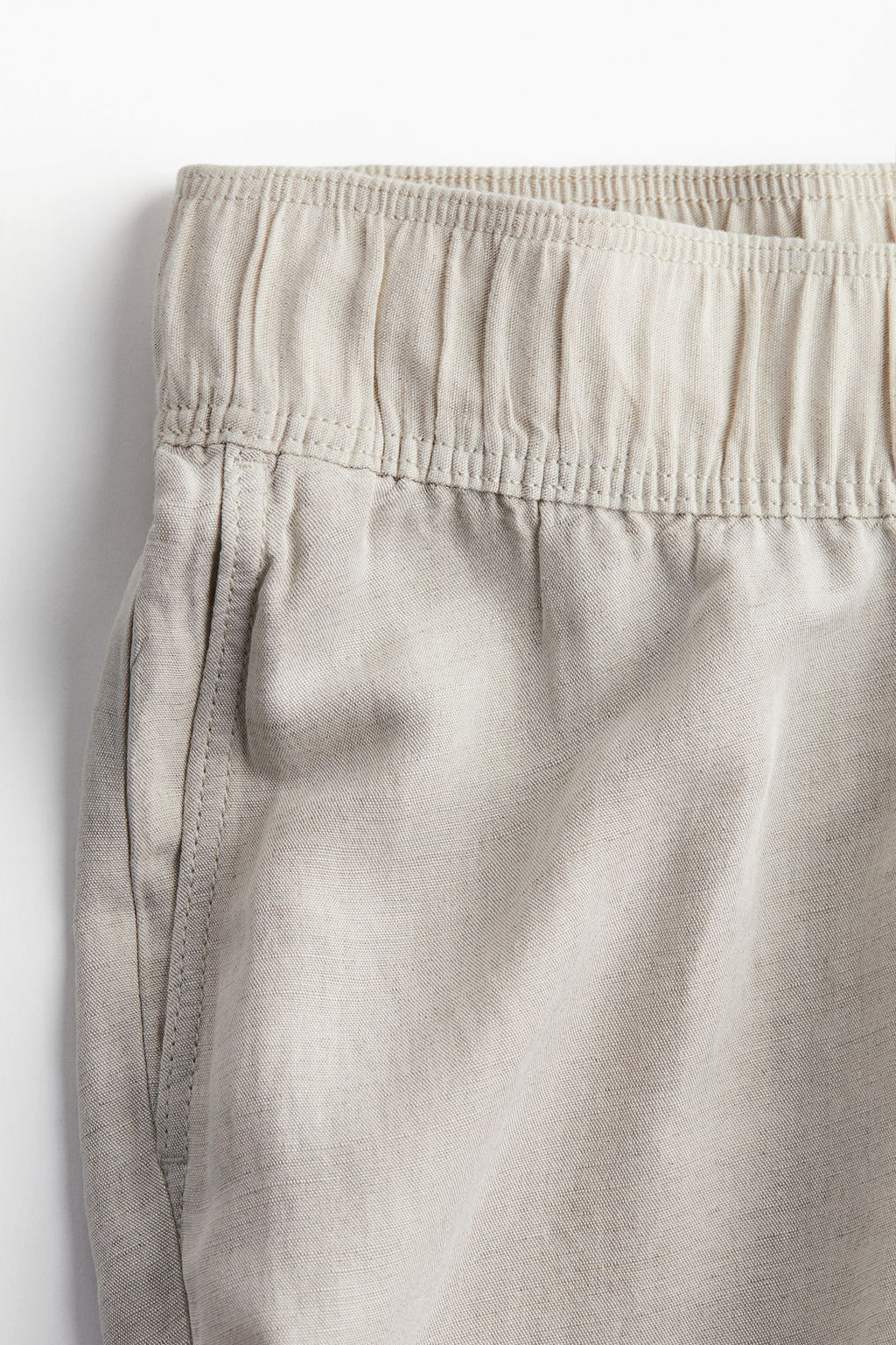 MAMA Pantalon en mezcla de lino Before & After - H&m фото 6