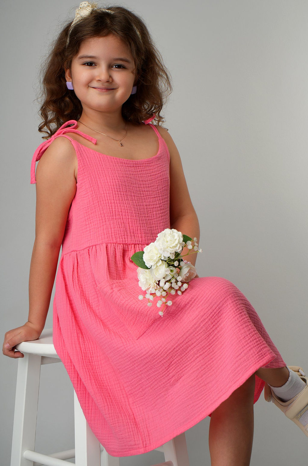 Платье для девочки из муслина Happyfox - Happy fox фото 2