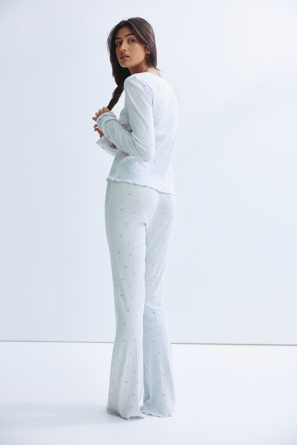 Pijama en punto pointelle - H&m фото 6