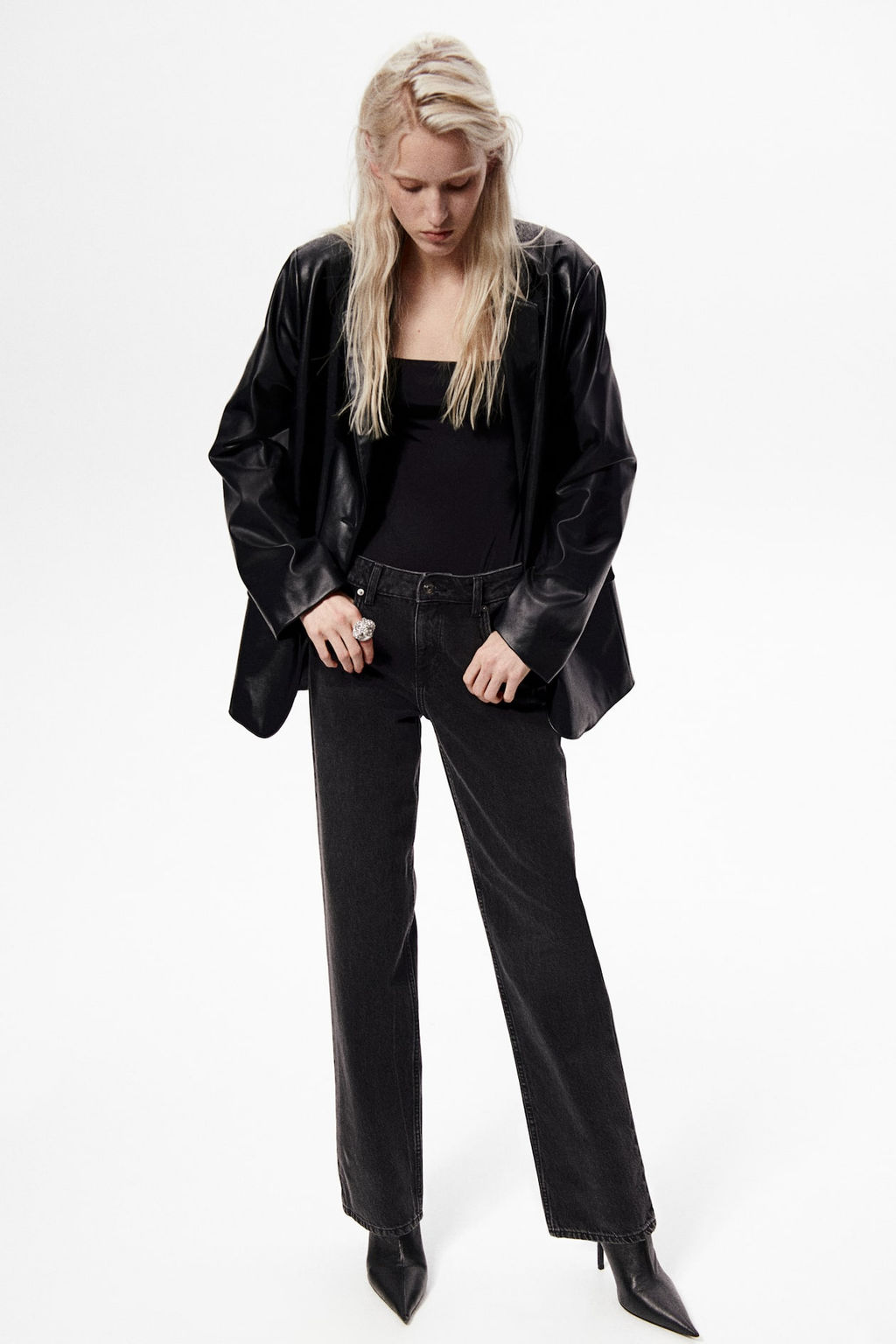 Straight Regular Jeans - H&m фото 3