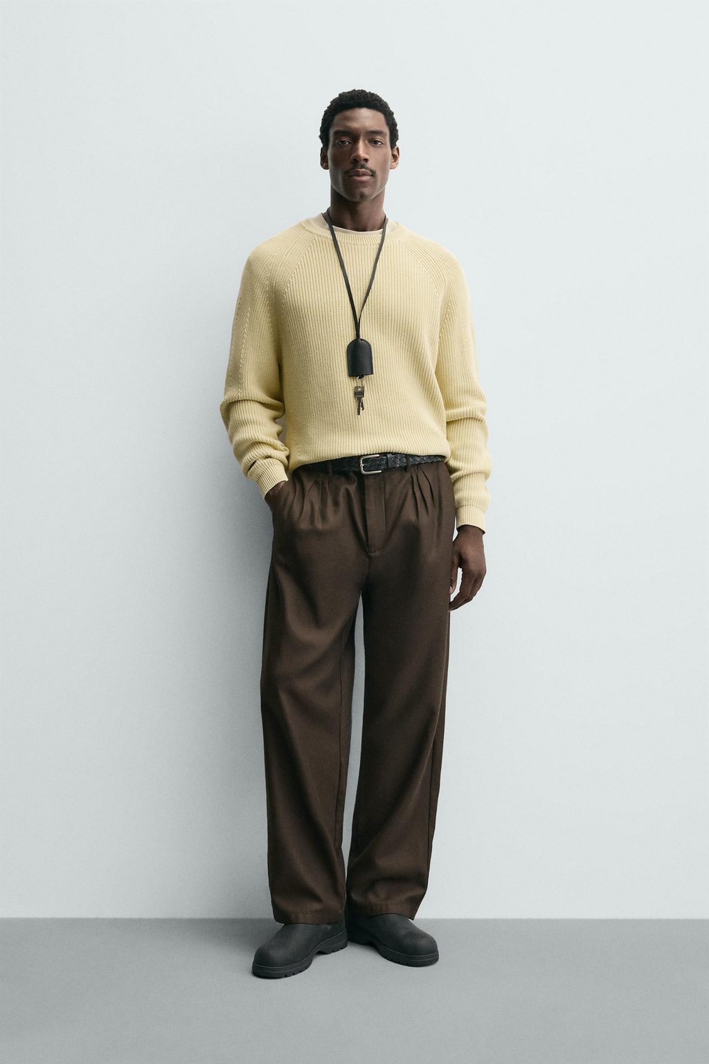 RIBBED TEXTURED JUMPER - Zara фото 10