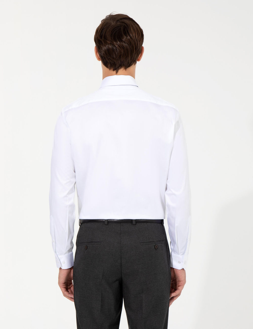 Beyaz Regular Fit Uzun Kollu Klasik G_mlek - Pierre cardin фото 5