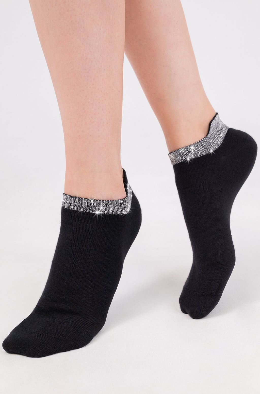 Женские носки с люрексом Happy Fox  фото 2