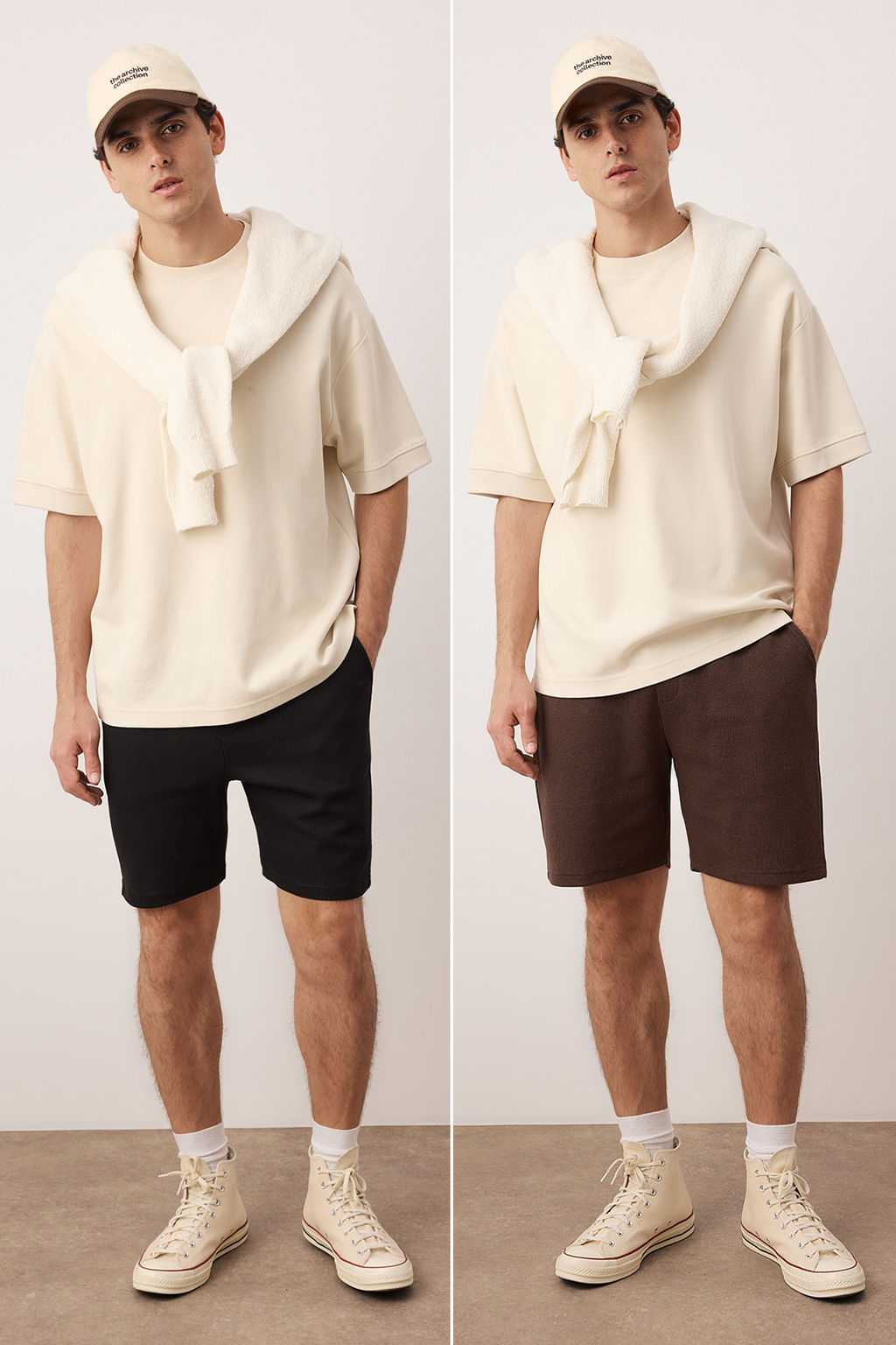 TRENDYOL MAN 2li Paket Siyah-Gri Regular/Normal Kesim Dokulu Kordonlu Sort & Bermuda TMNSS23SR00076 - Trendyolmilla фото 48