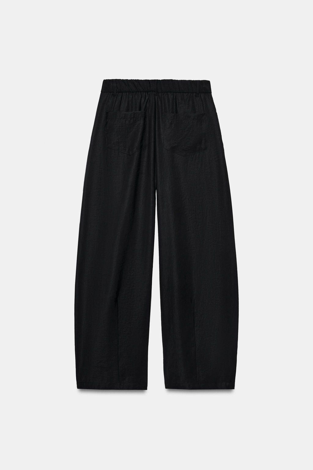 PANTAL?N FLUIDO PLIEGUES / Negro - Zara фото 8