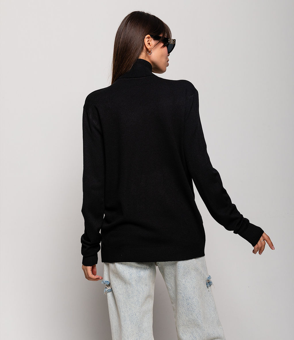 Водолазка #ОКТ06, чёрный - Dommod фото 3