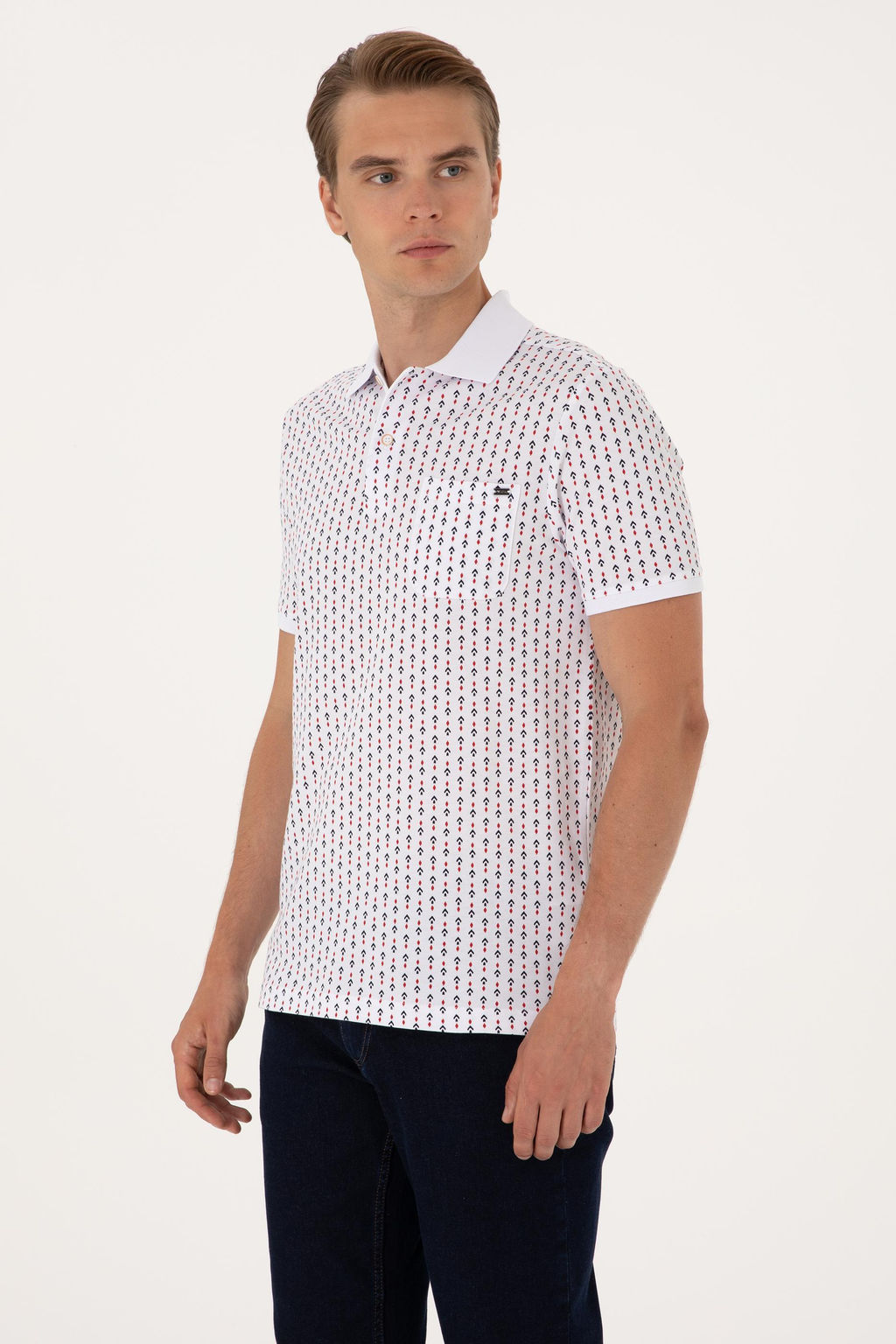 Erkek Beyaz Ti__rt - U.s. polo assn фото 3