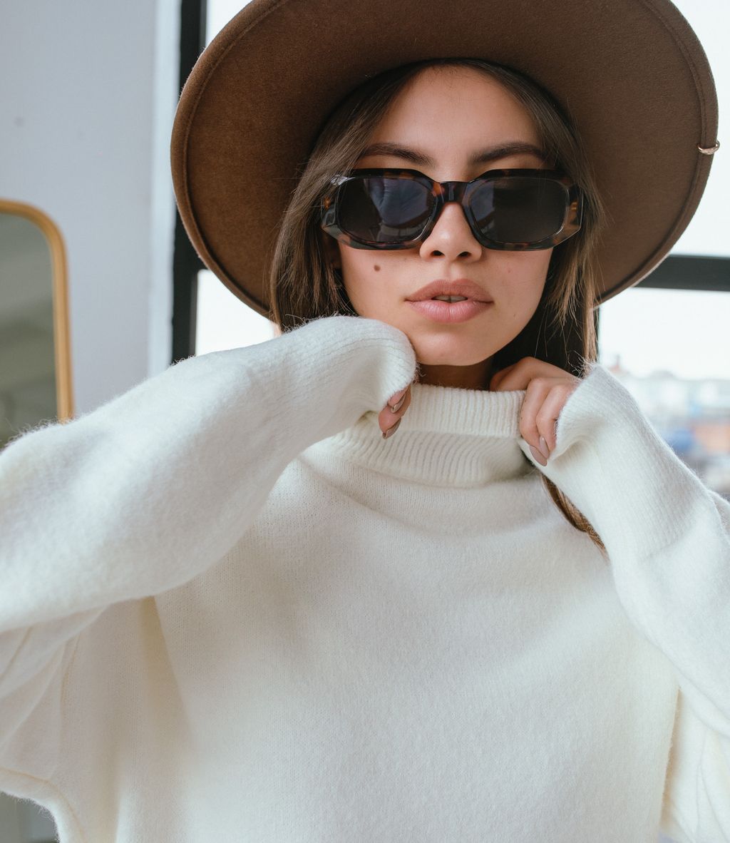 Свитер #КТF8097, молочный