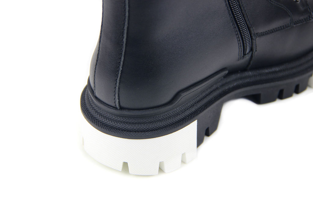 Ботинки 346.astra20bl/w black/Шерсть