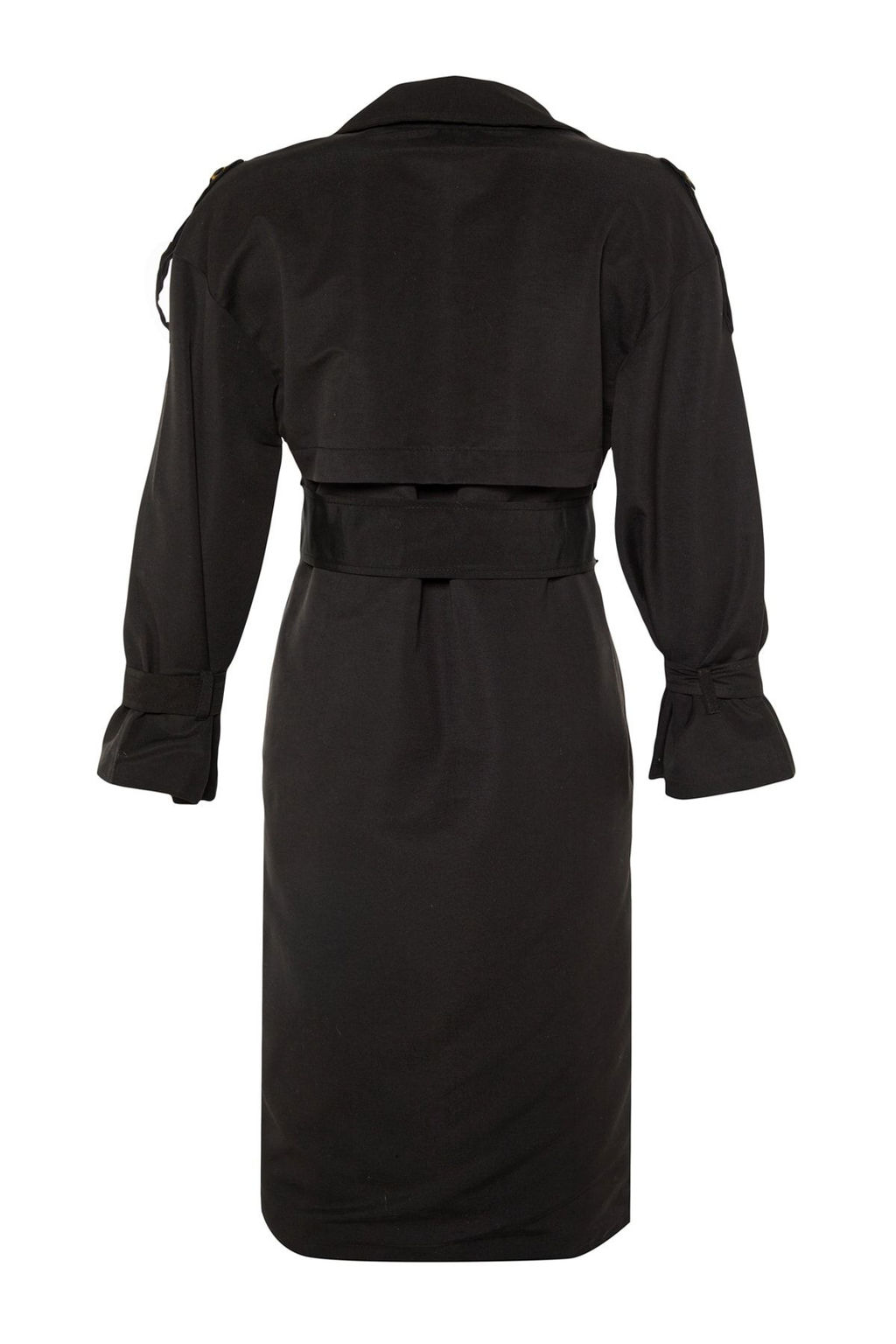 Trendyolmilla Haki Kemerli Ruzgarl?k Detayl? Su Itici Uzun Trenckot TWOSS21TR0005  фото 52