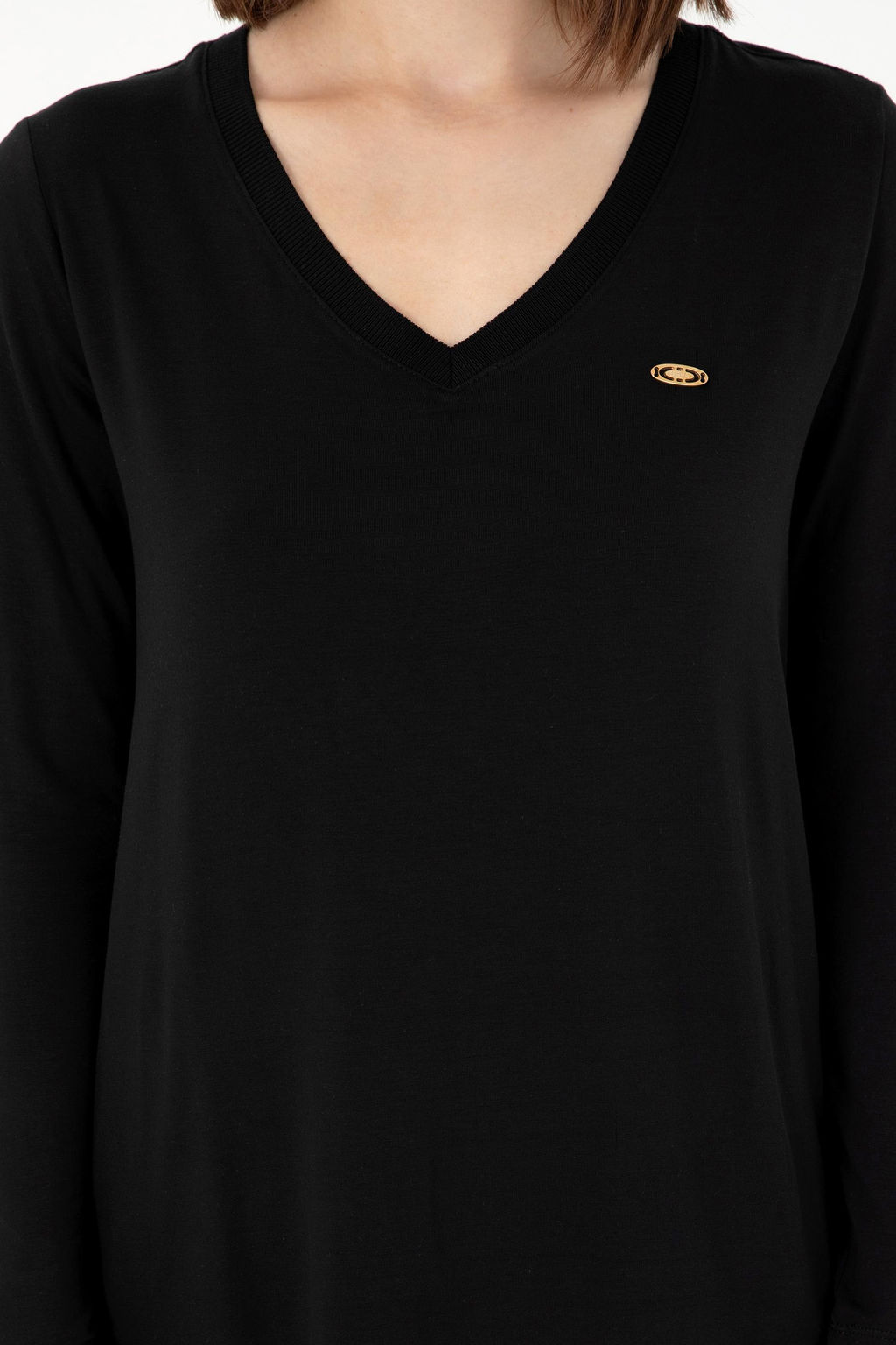 Женский черный свитшот Неожиданная скидка в корзине - U.s. polo assn фото 6