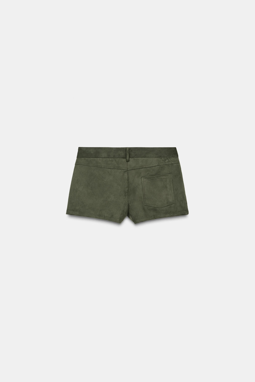 SUEDE EFFECT MINI SHORTS - Zara фото 7