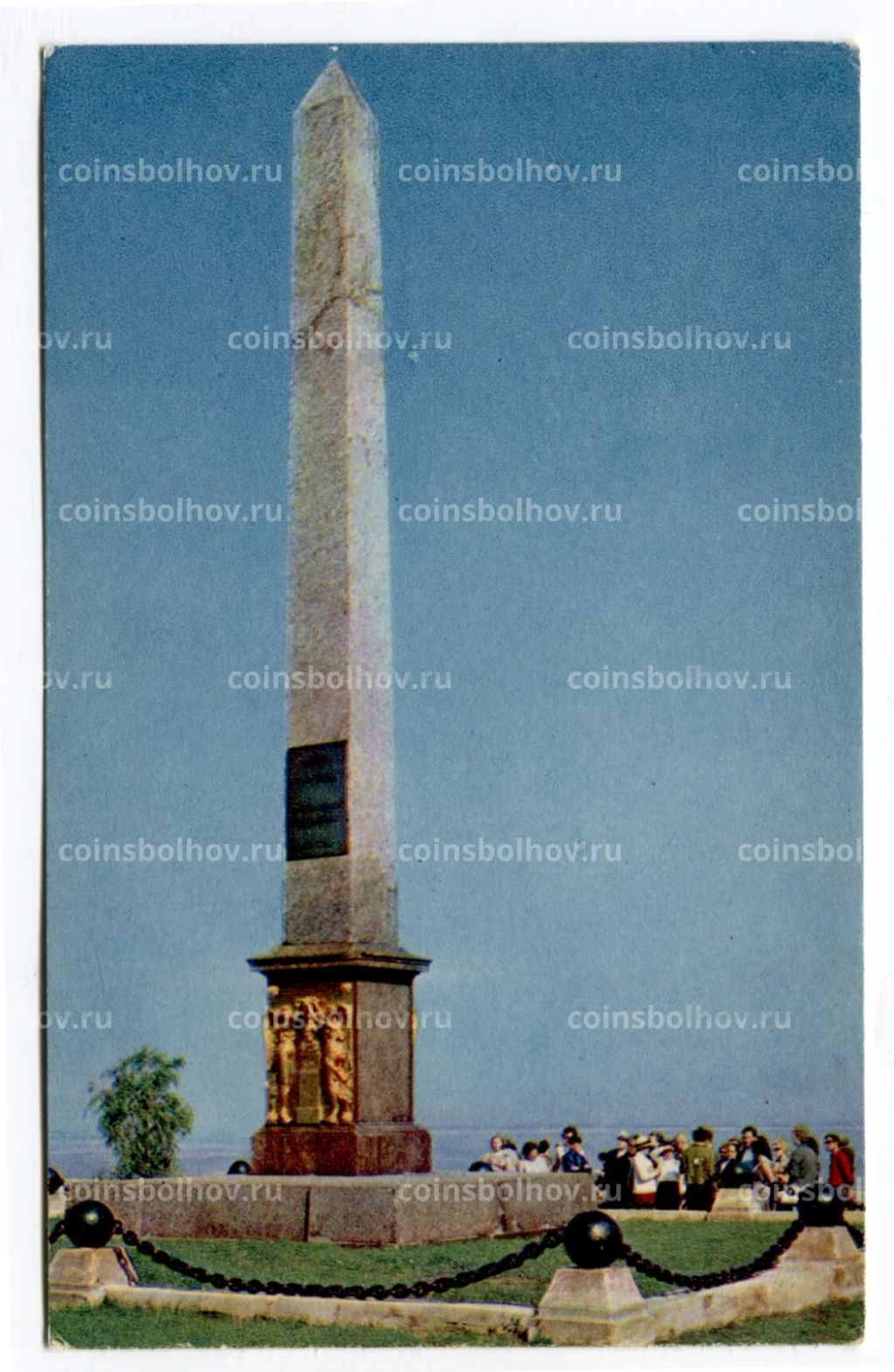 Открытка Горький Обелиск К.Минину и Д.Пожарскому