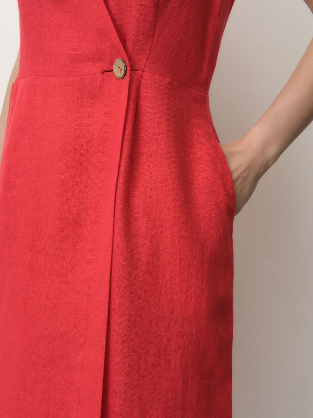 Платье женское 52133-ПЛ алое