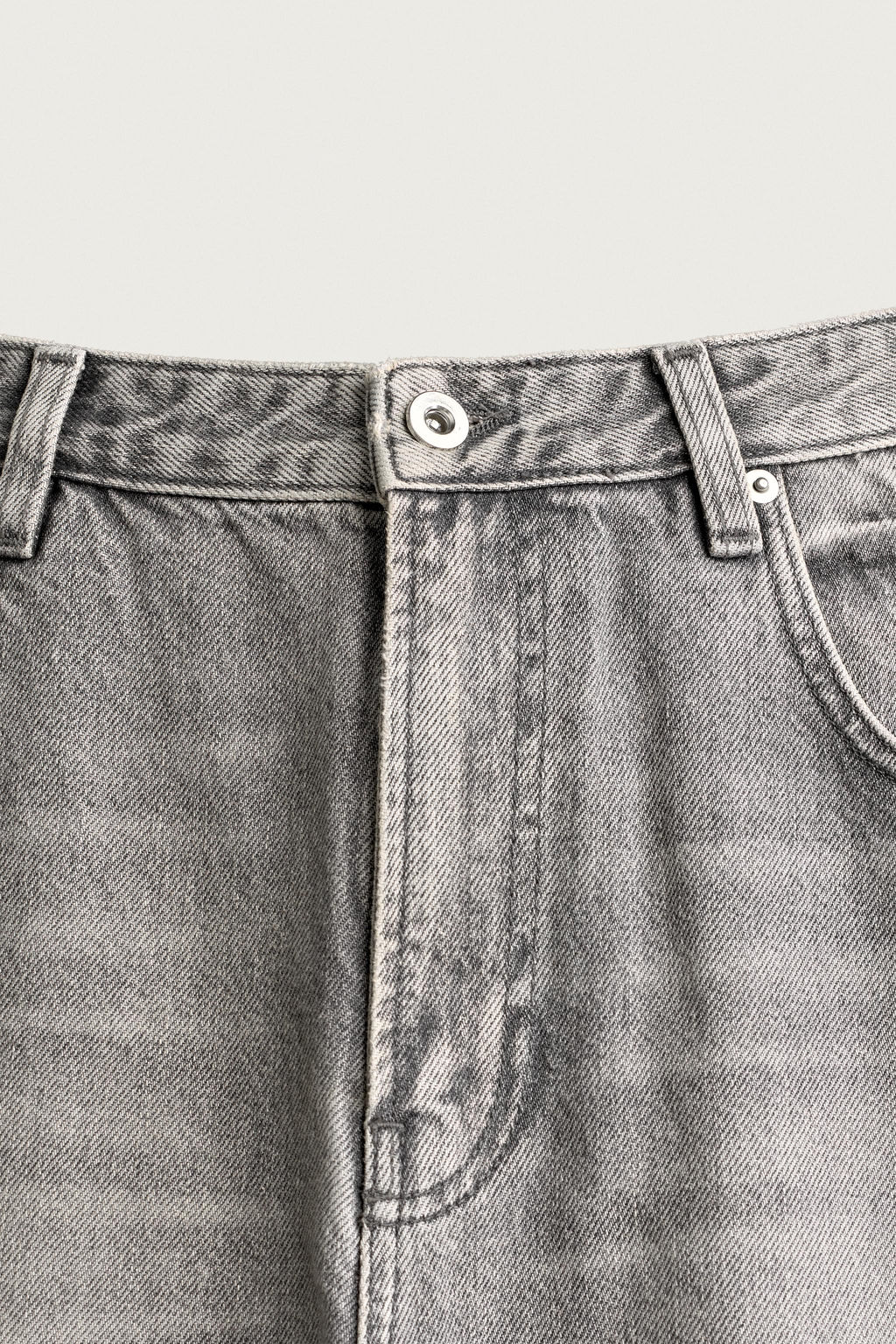 JEANS FLARE FIT / Gris - Zara фото 8