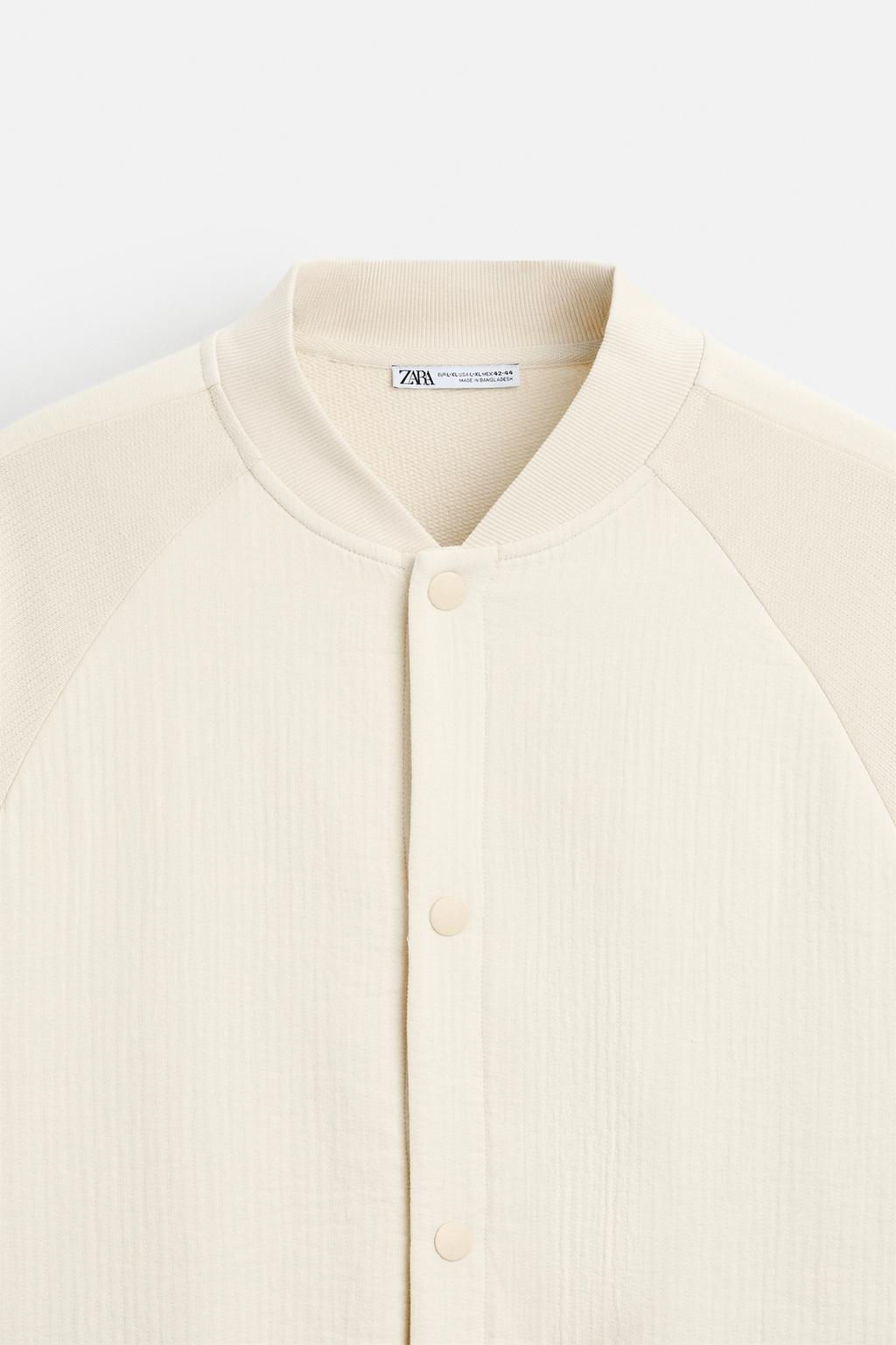 CONTRAST BOMBER JACKET - Zara фото 9