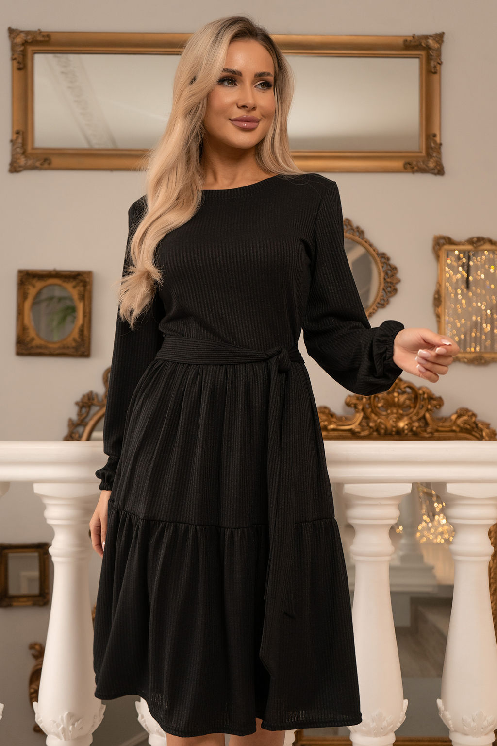 Платье Open Style 6445 черный