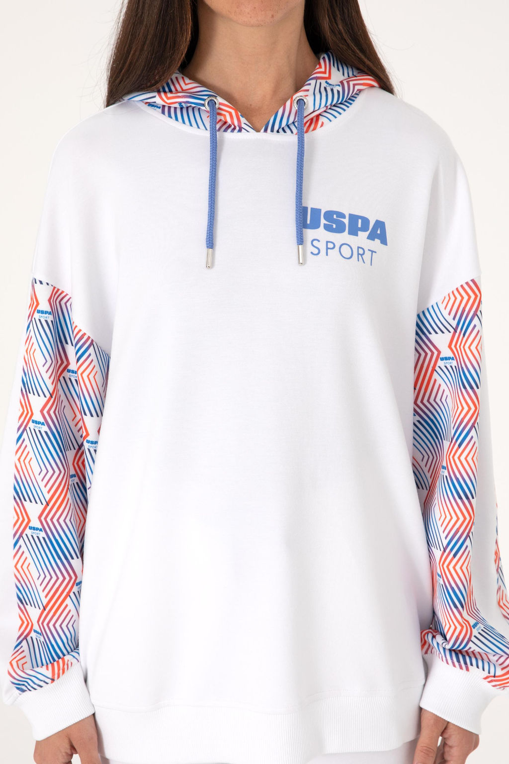 Kad_n Beyaz Sweatshirt Sepette S_rpriz _ndirim - U.s. polo assn фото 6