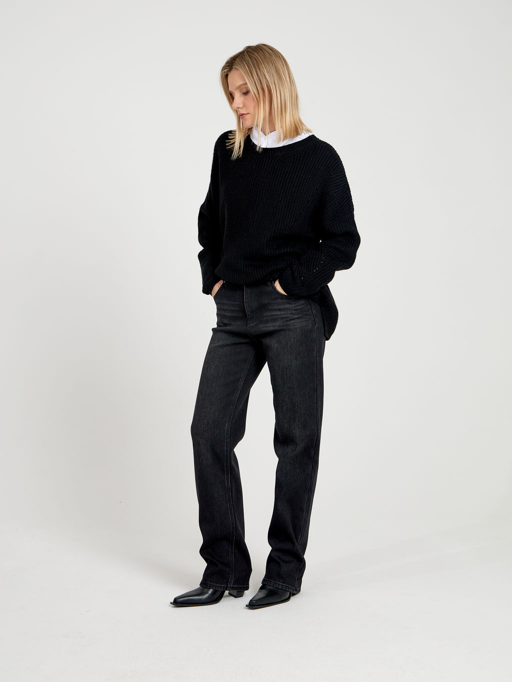 Женские Джинсы Утепленные STRAIGHT