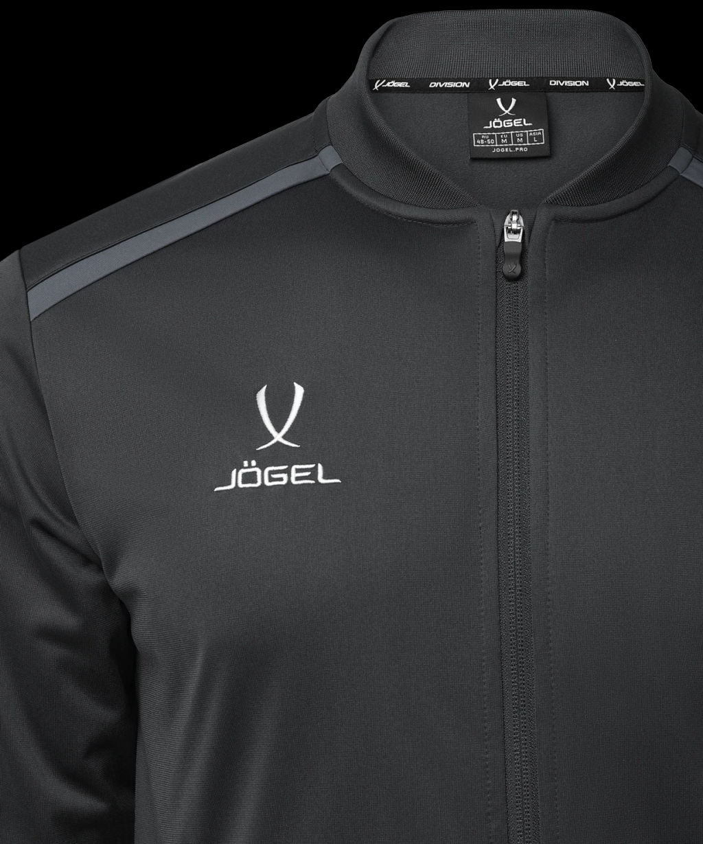 Олимпийка JOGEL DIVISION PerFormDRY Pre-match Knit Jacket, черный, детский