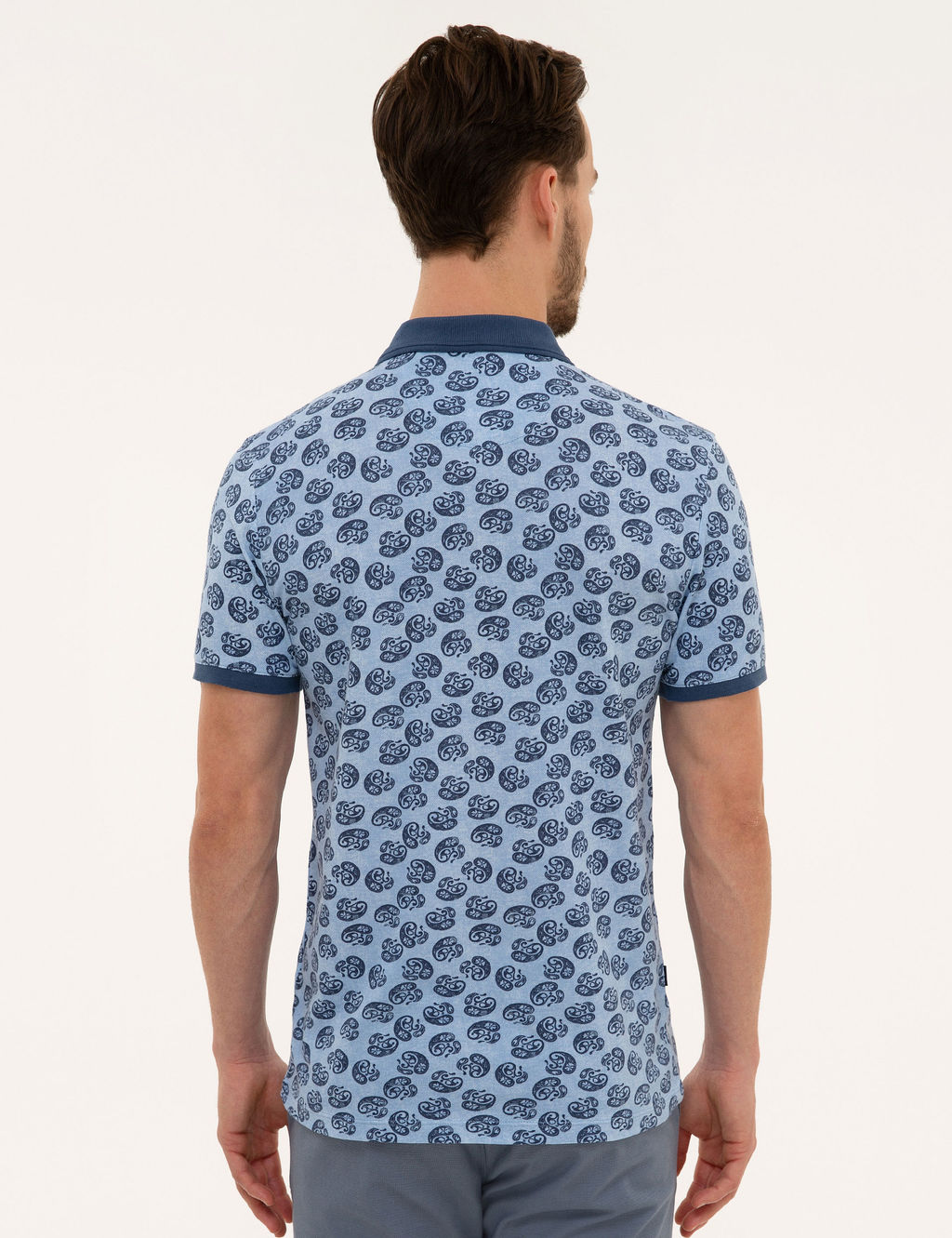 Mavi Slim Fit Bask_l_ Polo Yaka Ti__rt