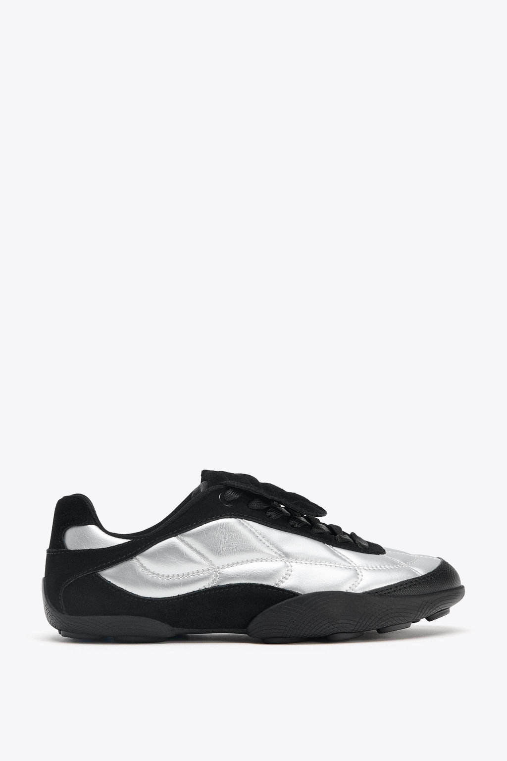 METALLIC RUNNING TRAINERS