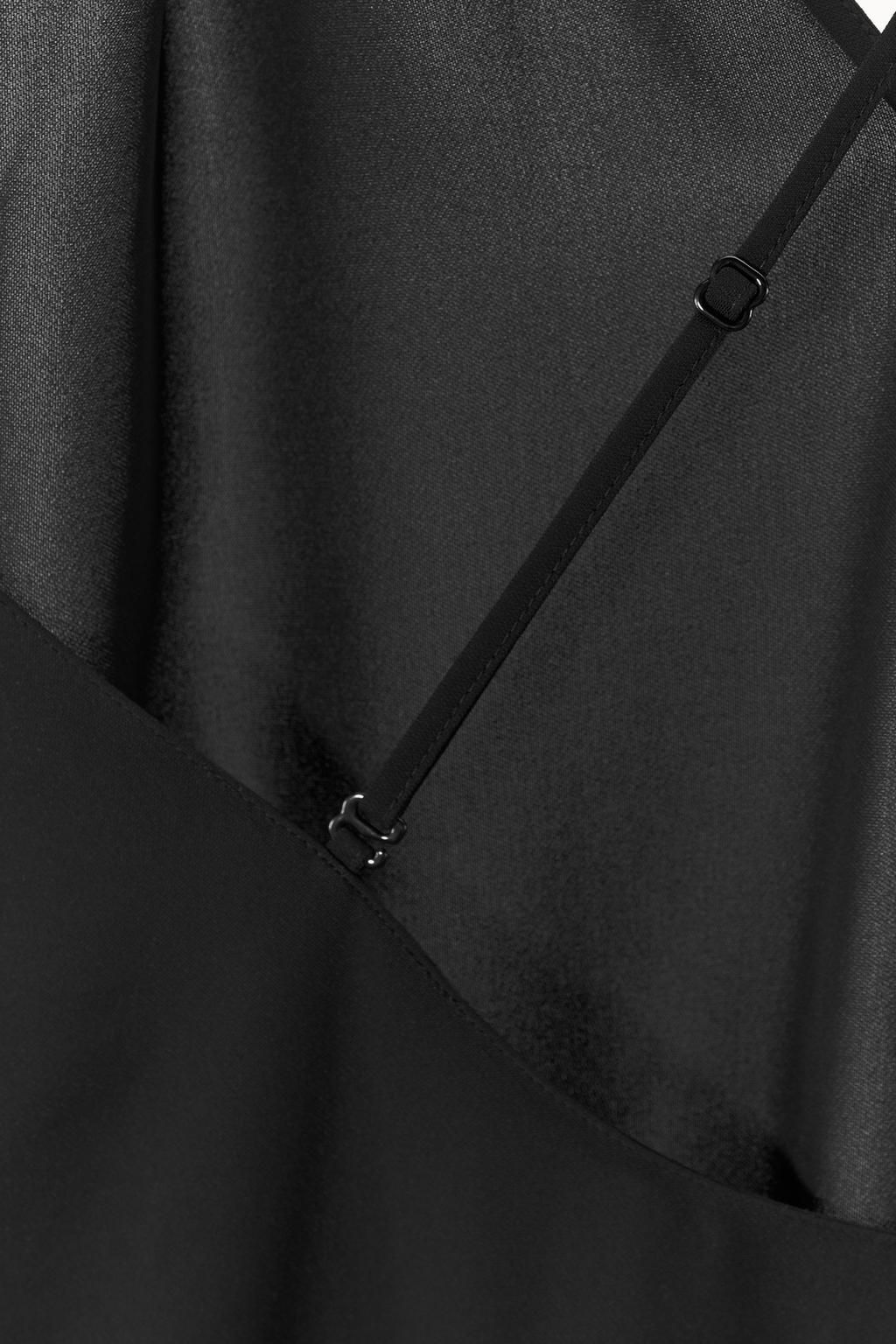 LONG SLIP DRESS WITH MULTI-POSITION STRAPS - Zara фото 8