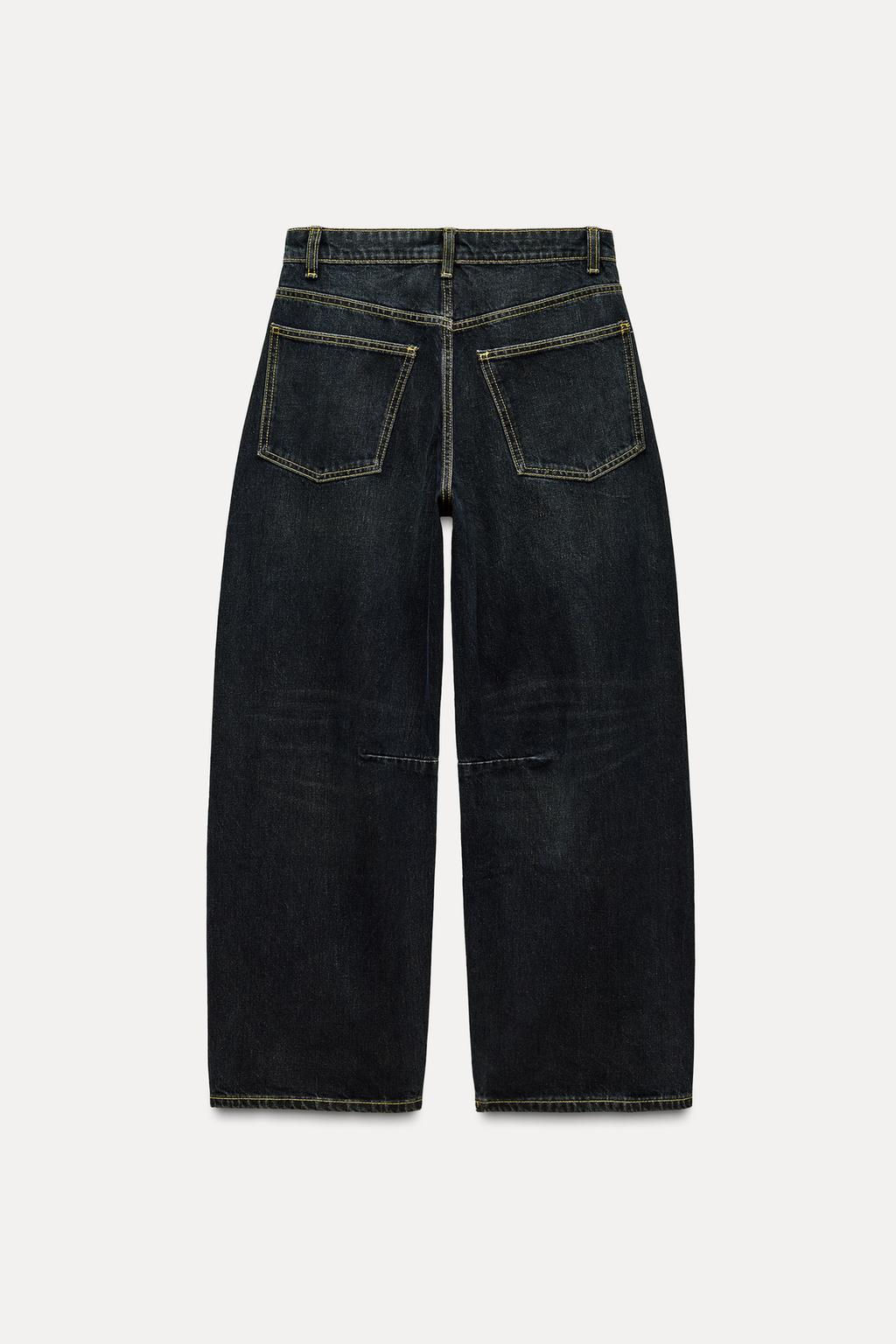 TRF MID-RISE BAGGY BALLOON JEANS - Zara фото 19