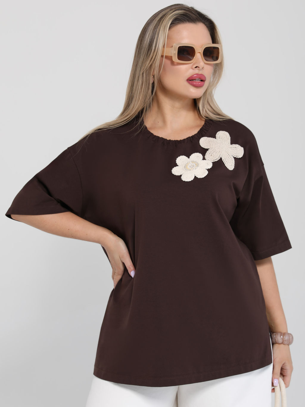 Футболка 95% хлопок, 5% эластан - Dora фото 43