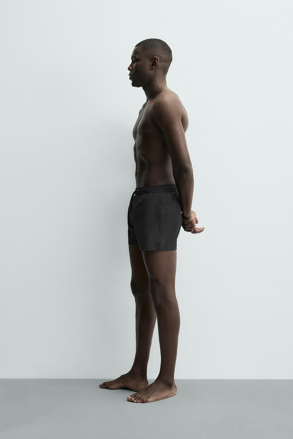 SHORT STRUCTURED SWIMMING TRUNKS - Zara фото 13