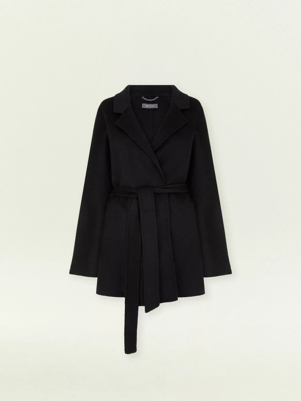 Полупальто-халат из шерсти, R136/agato