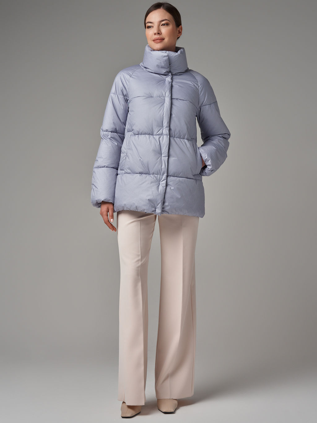 Пуховик женский 

АРТ. 71723z лаванда/42 - Hoops фото 2