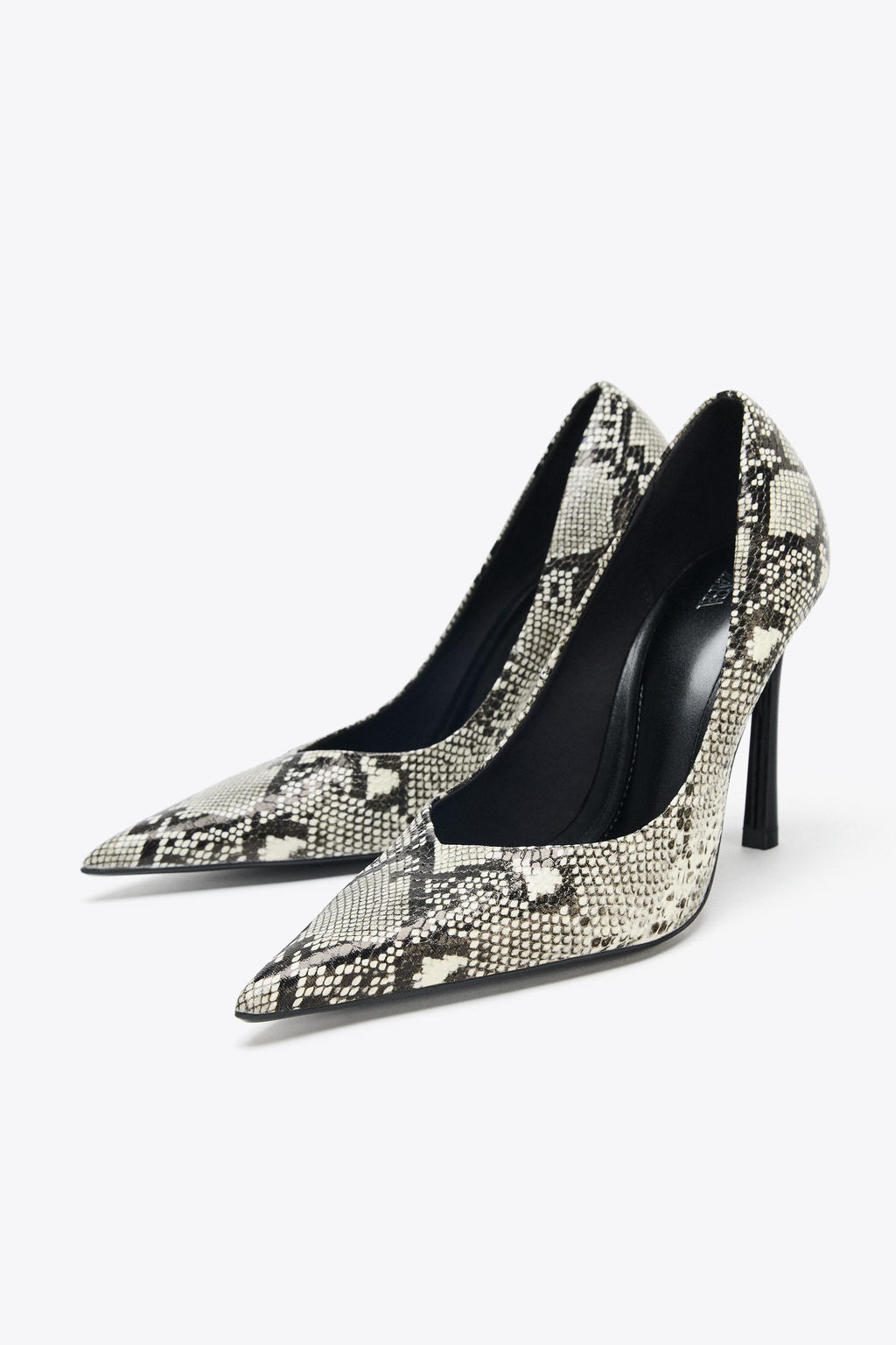 ANIMAL PRINT HIGH-HEEL SHOES - Zara фото 4