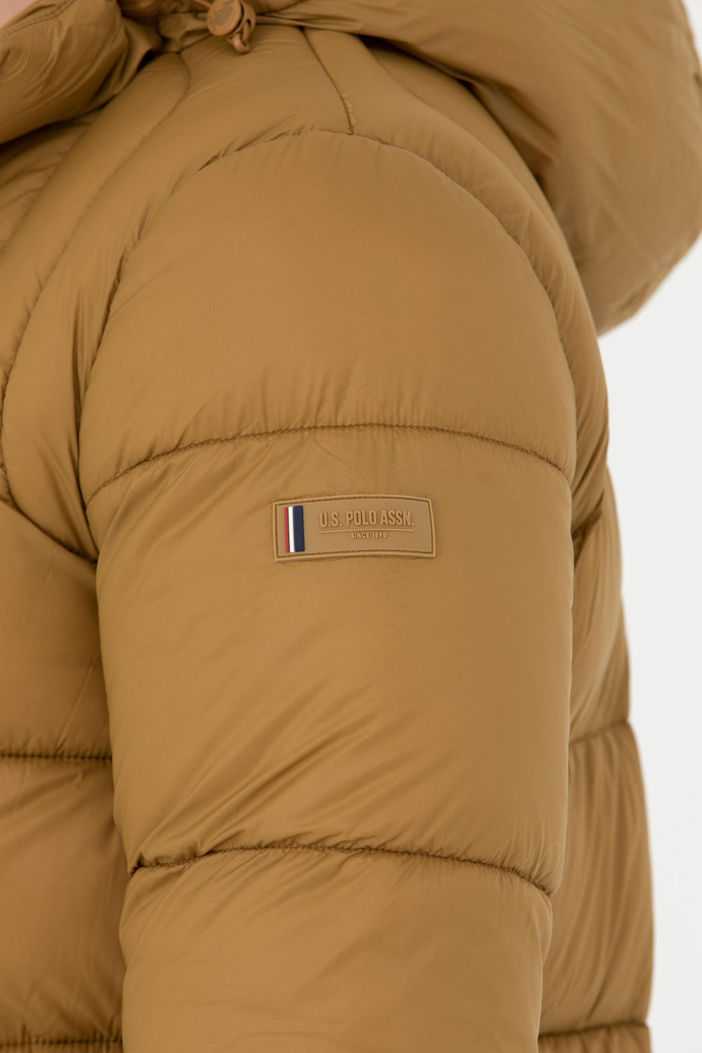 Мужское светлое пальто цвета хаки Неожиданная скидка в корзине - U.s. polo assn фото 14