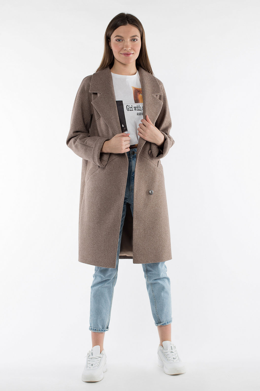 01-09607 Пальто женское демисезонное - El podio фото 2