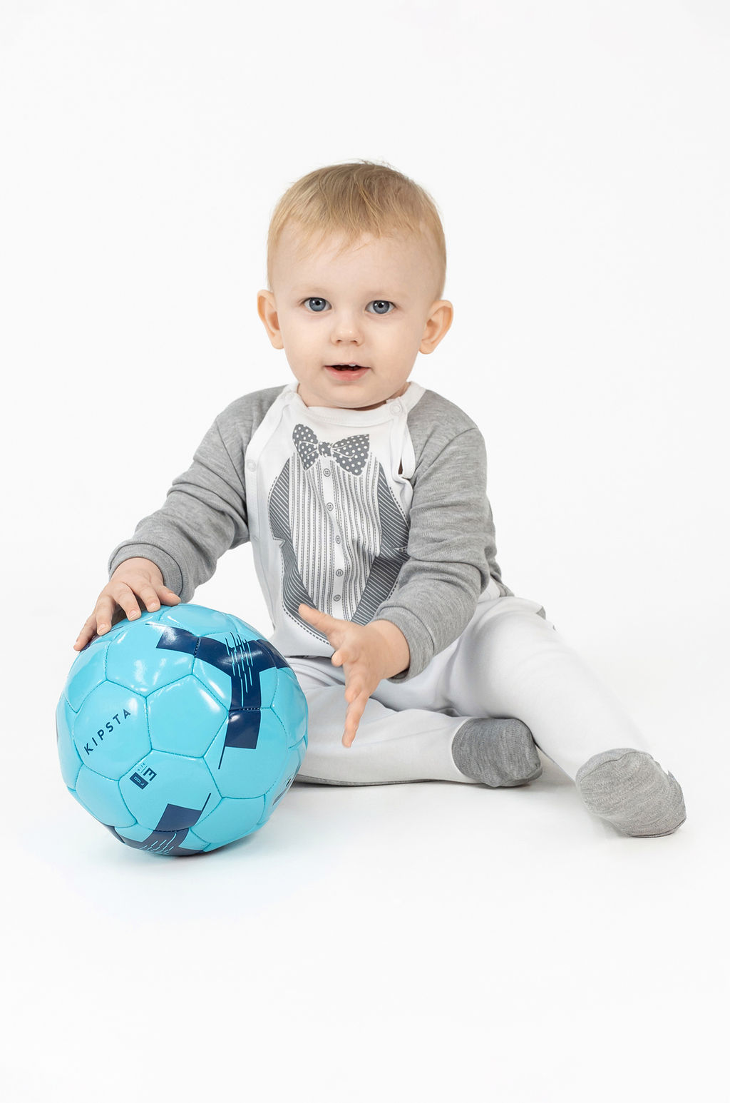 Комбинезон ясельный серый бабочка