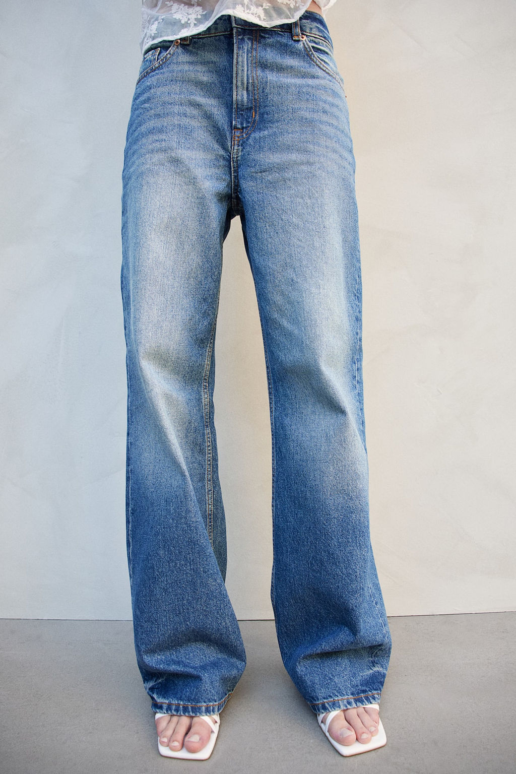 Wide High Jeans - H&m фото 4