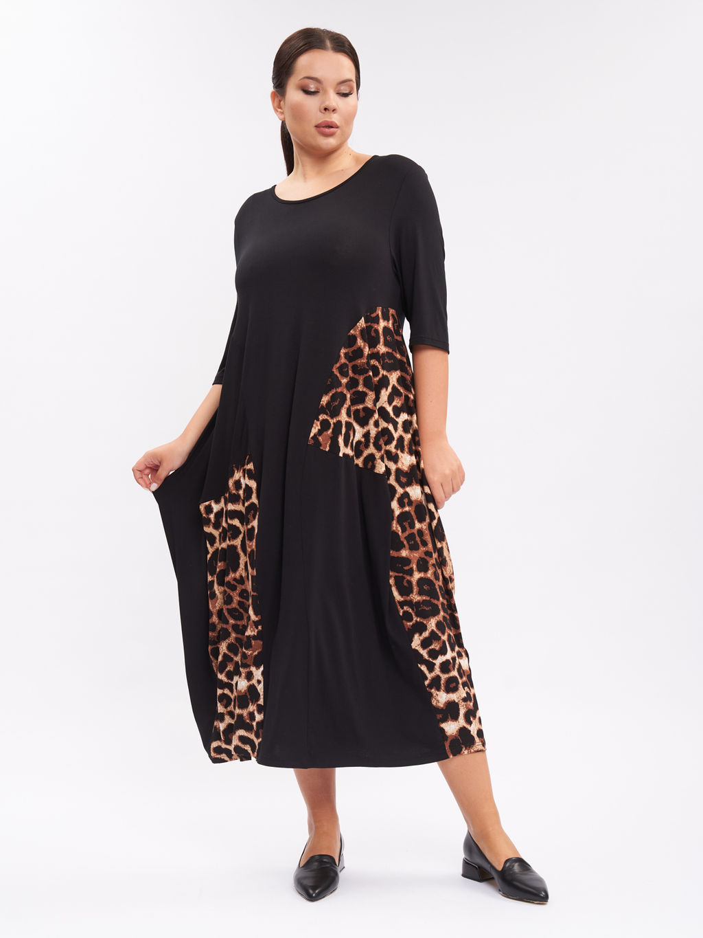 Платье со вставками PP25303LEO21 - Артесса фото 4