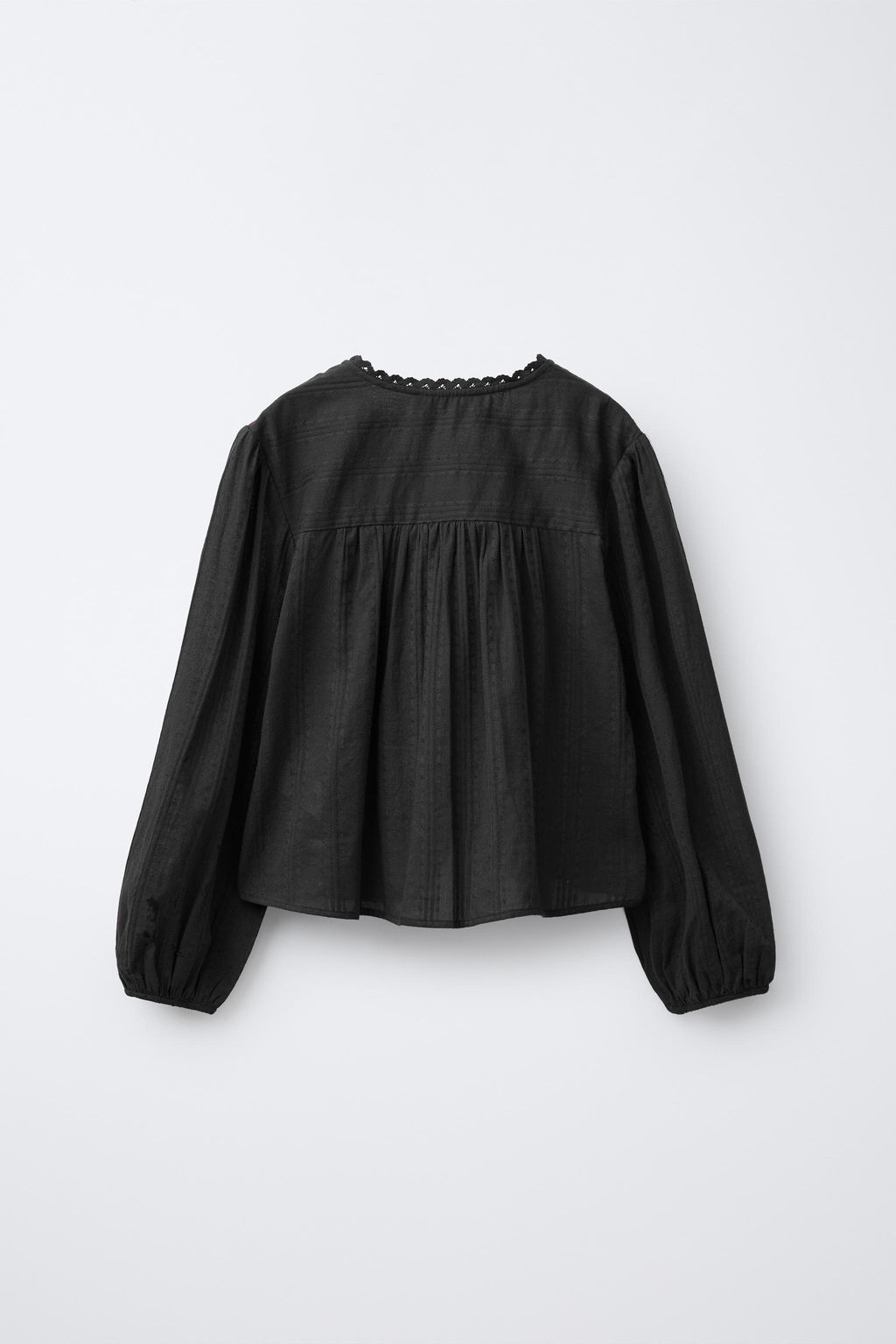 ROMANTIC TEXTURED SHIRT - Zara фото 2