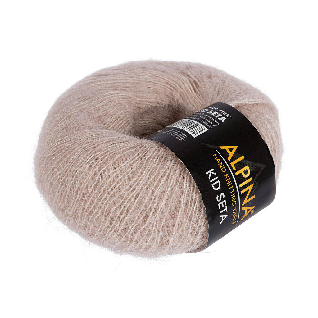 Пряжа ALPINA KID SETA 70% кид мохер, 30% шелк 4 шт. х 25 г 225 м  5 м