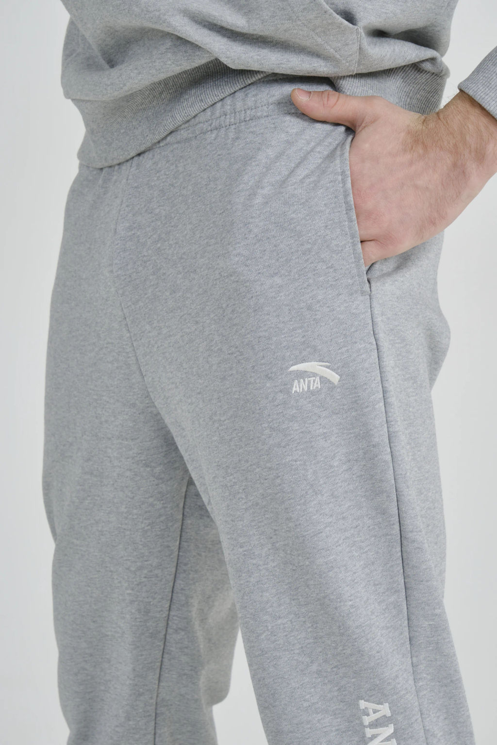 Брюки трикотажные Серый - Anta фото 8