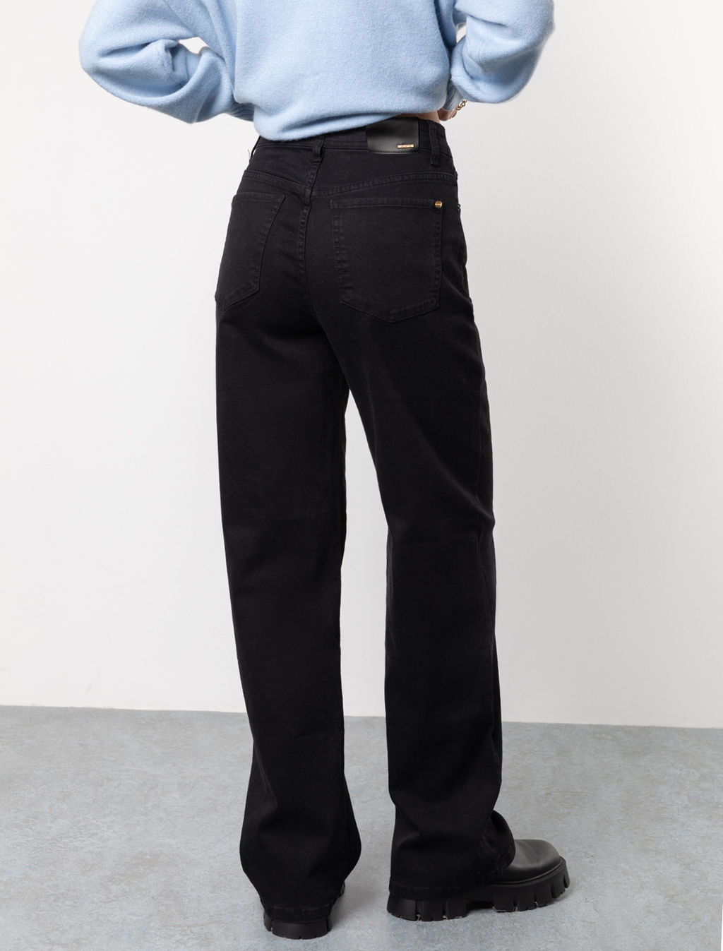 VILATTE / Джинсы-трубы из эластичного денима  фото 3