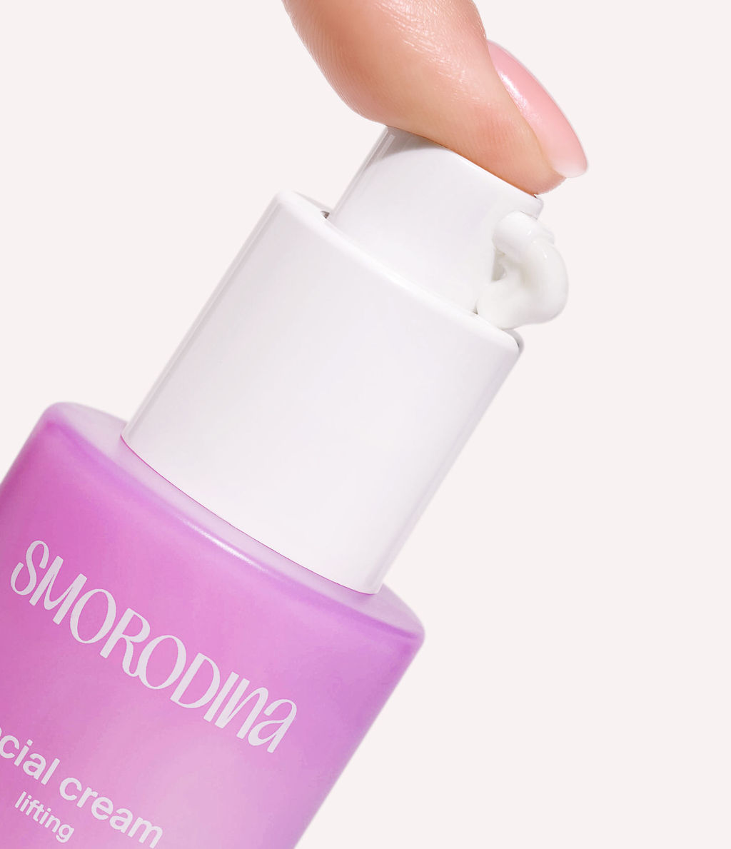 Подтягивающий крем-флюид с бакучиолом и экстрактом анигозантоса - Smorodina фото 4