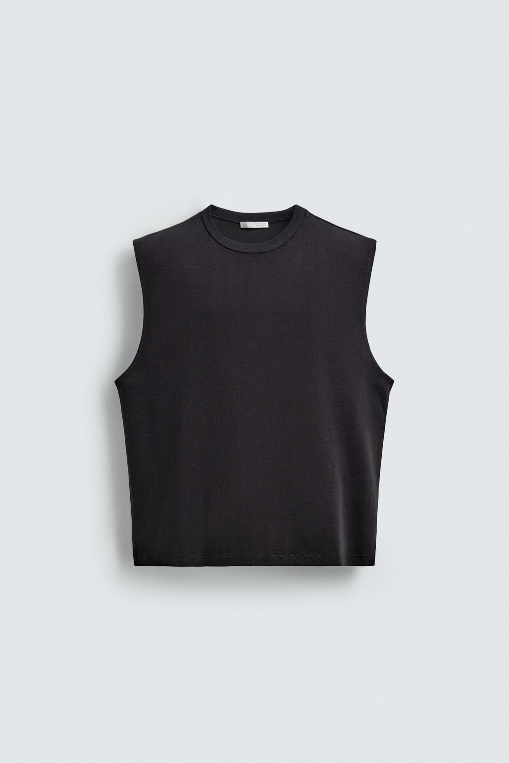 CAMISETA TANK RELAXED FIT ESTRUCTURA RIB / Azul - Zara фото 7