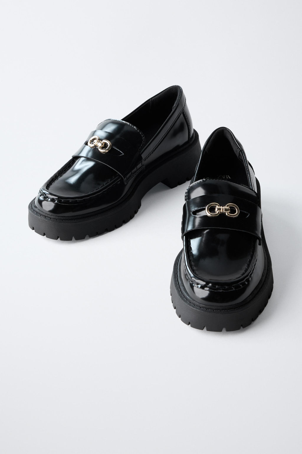 METAL DETAIL MOCCASINS - Zara фото 3