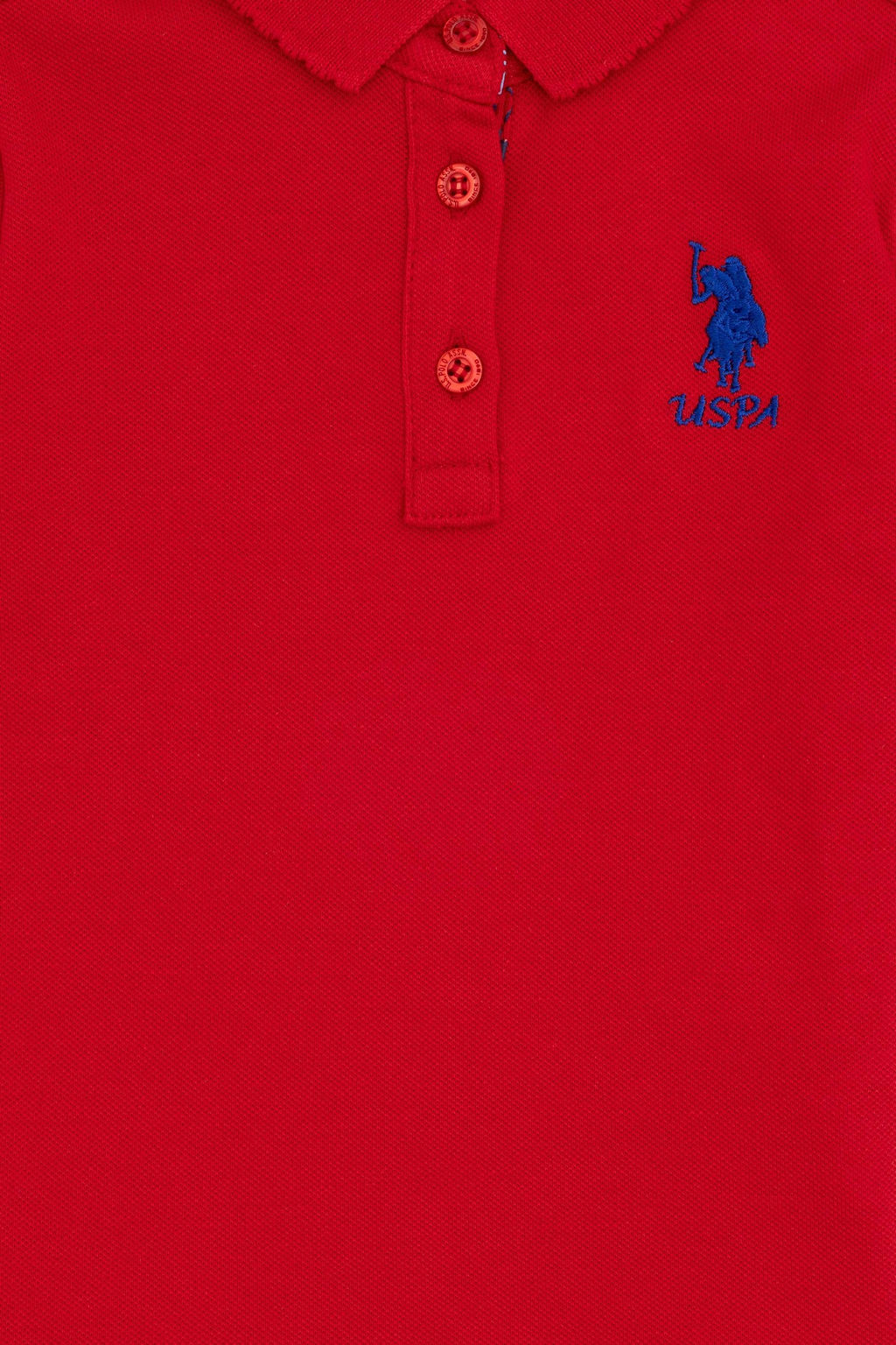 Красная базовая футболка для девочек - U.s. polo assn фото 3