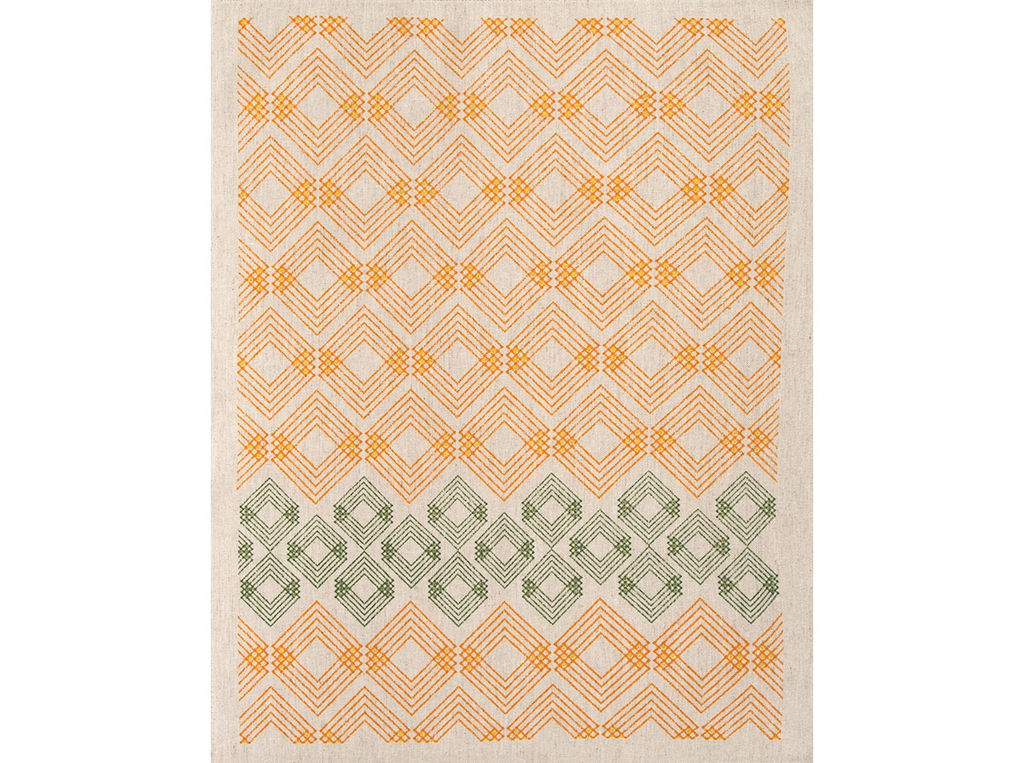 24С112-ШР/р.п./фкор Комплект полотенец из 3 шт 46*60 "Облепиха-3" цв. 1 рис. 42